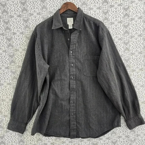 Field Gear 100% Cotton Button Down Men's T Shirt XLT - Picture 1 of 8